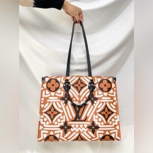 •••SOLD•••Louis Vuitton On The Go Limited Edition Monogram Coated Canvas GM Bag